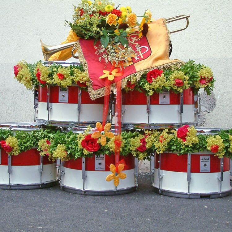 Fanfarenzug beim Umzug