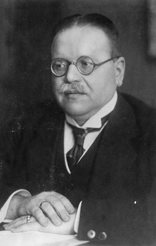 Historisches Porträt von Matthias Erzberger